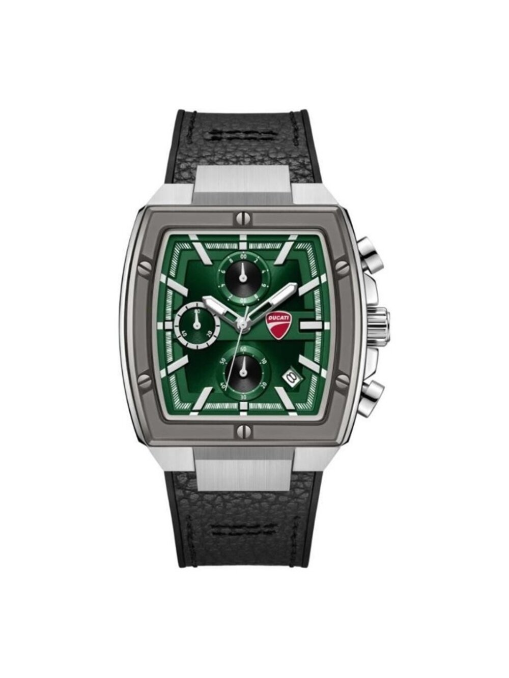 NWT Ducati Chronograph Quartz Green Dial Men's Watch